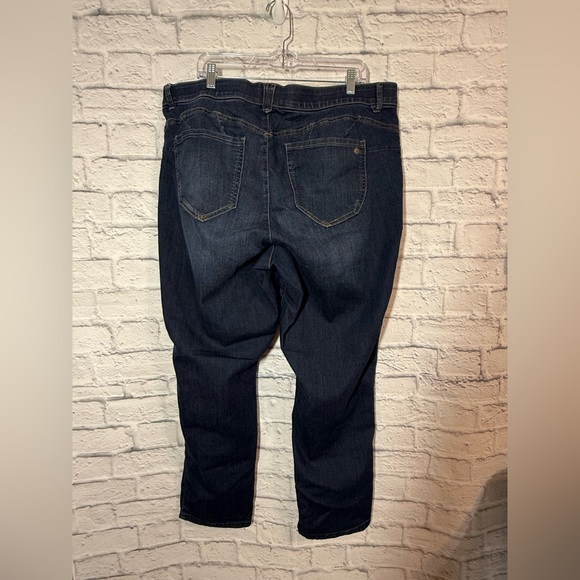 Democracy Ab Solution Women's Dark Blue Jeans, 22W - Picture 3 of 3